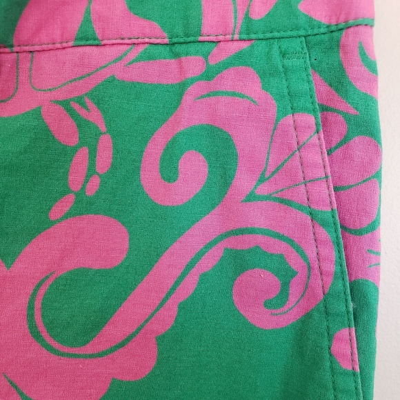 Vintage Lilly Pulitzer Where's the Reef Capris 8 - Picture 8 of 9